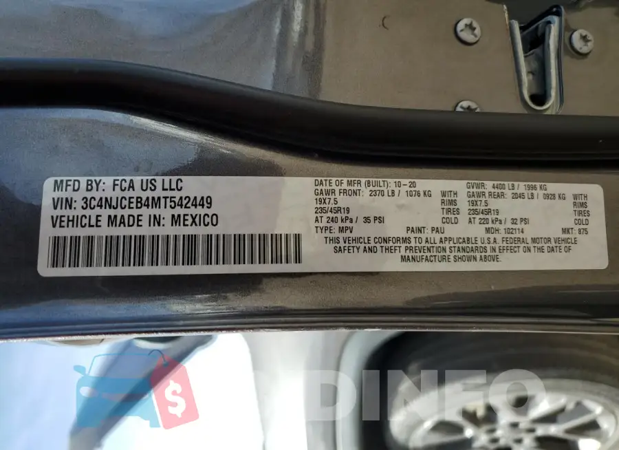 3C4NJCEB4MT542449 Photo# 14