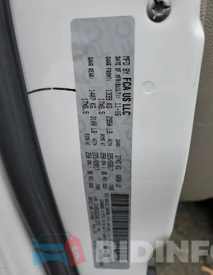 2C4RDGBG3HR615772 Photo# 13