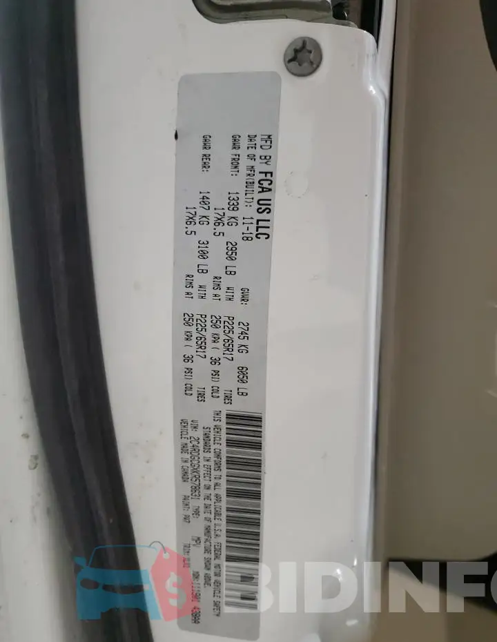 2C4RDGCGXKR578631 Photo# 13