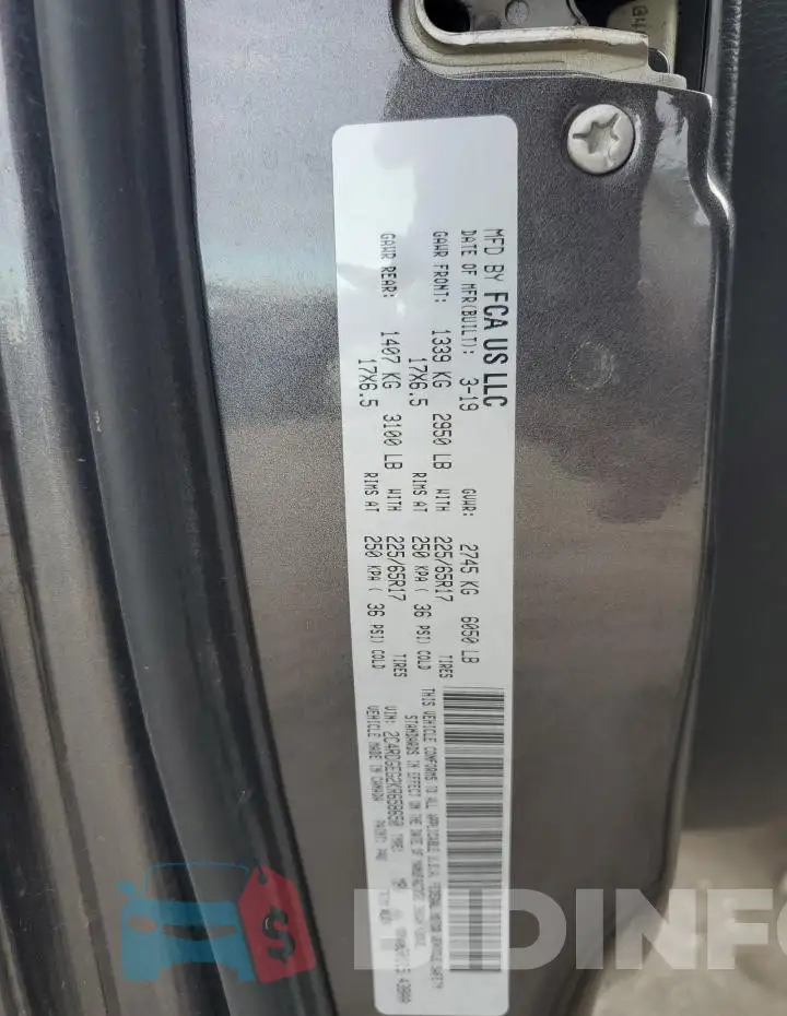 2C4RDGEG2KR658650 Photo# 13