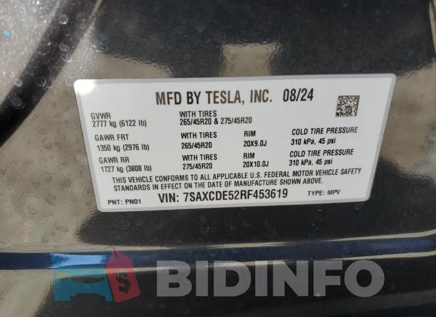 7SAXCDE52RF453619 Photo# 14
