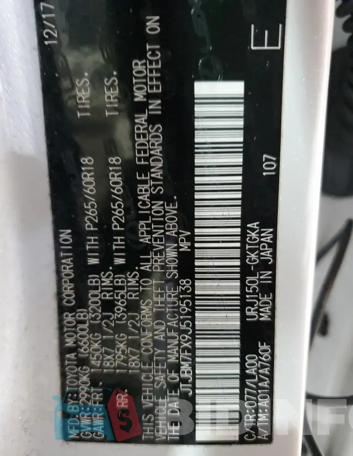 JTJBM7FX9J5195138 Photo# 13