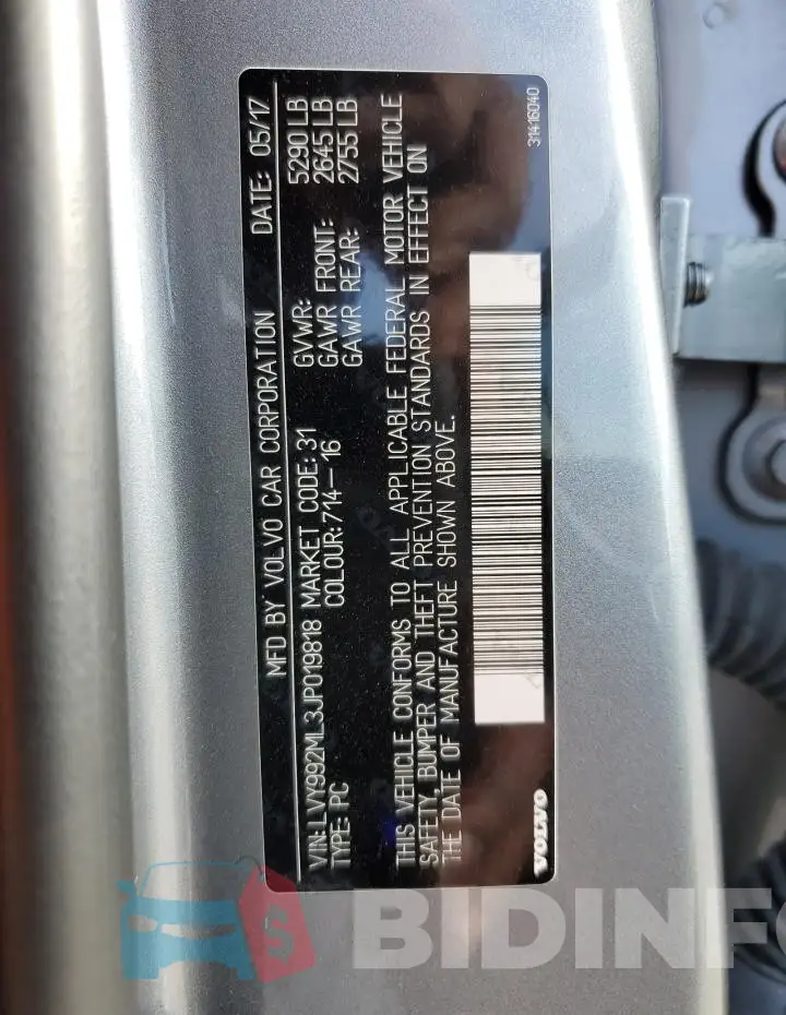 LVY992ML3JP019818 Photo# 12