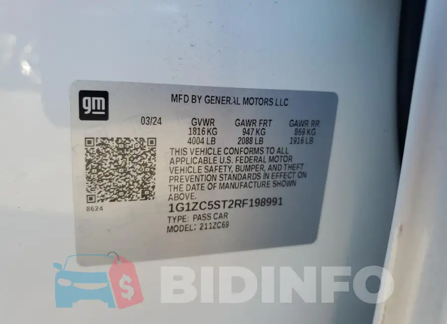 1G1ZC5ST2RF198991 Photo# 12