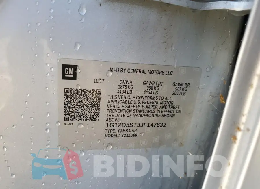 1G1ZD5ST3JF147632 Photo# 12