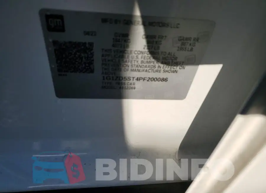 1G1ZD5ST4PF200086 Photo# 13