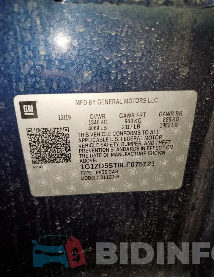 1G1ZD5ST8LF075121 Photo# 12