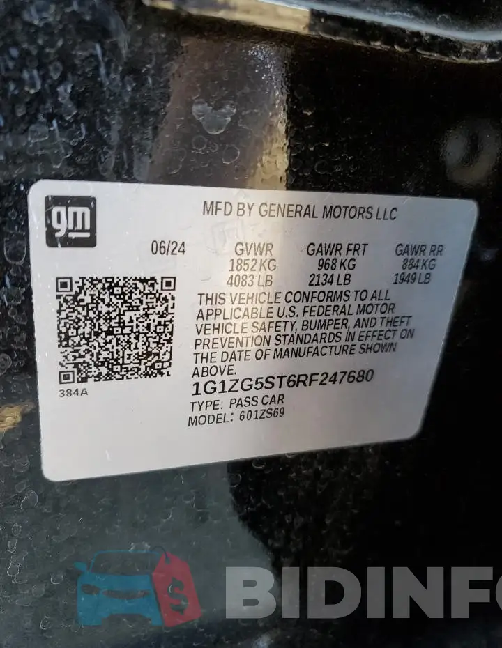 1G1ZG5ST6RF247680 Photo# 12