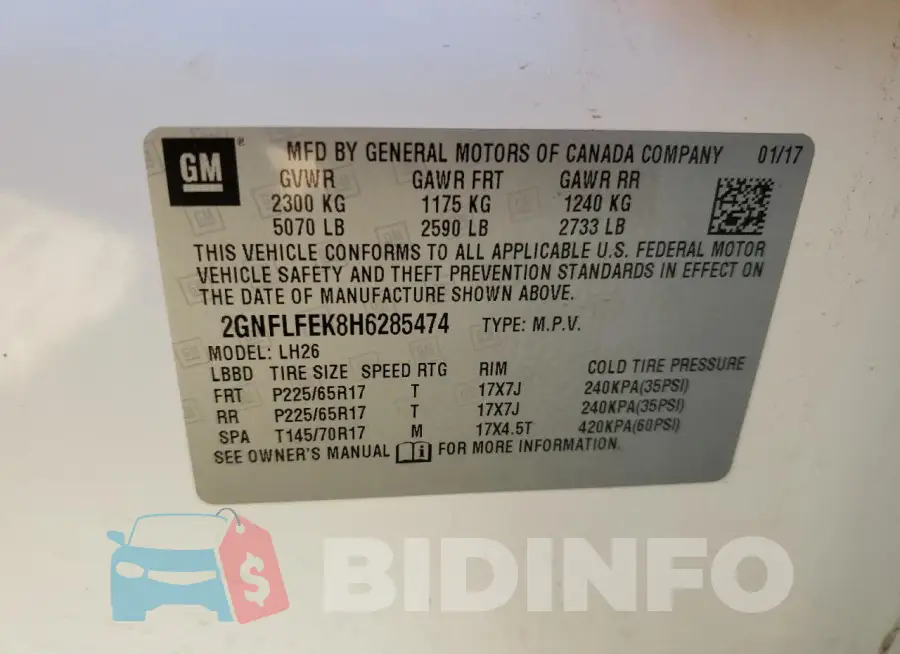 2GNFLFEK8H6285474 Photo# 14