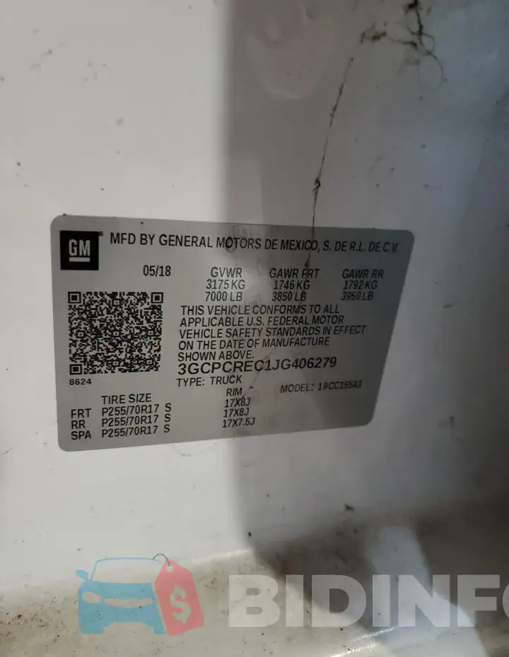 3GCPCREC1JG406279 Photo# 12