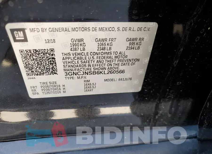 3GNCJNSB6KL260566 Photo# 13