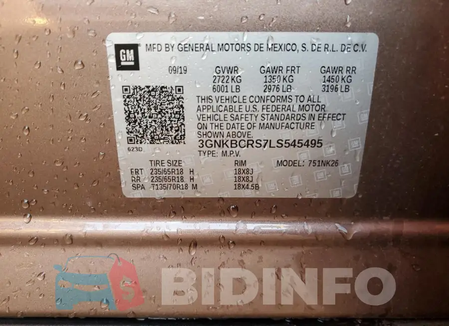 3GNKBCRS7LS545495 Photo# 14