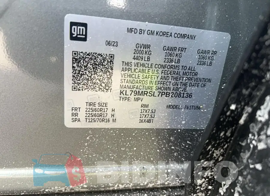 KL79MRSL7PB208136 Photo# 13
