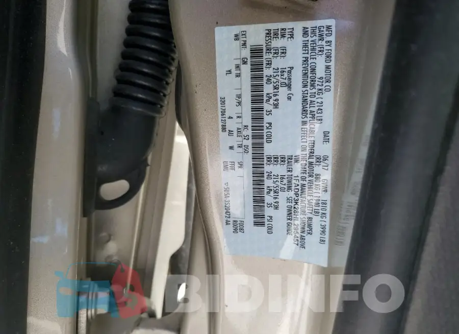 1FADP3K28HL295457 Photo# 12