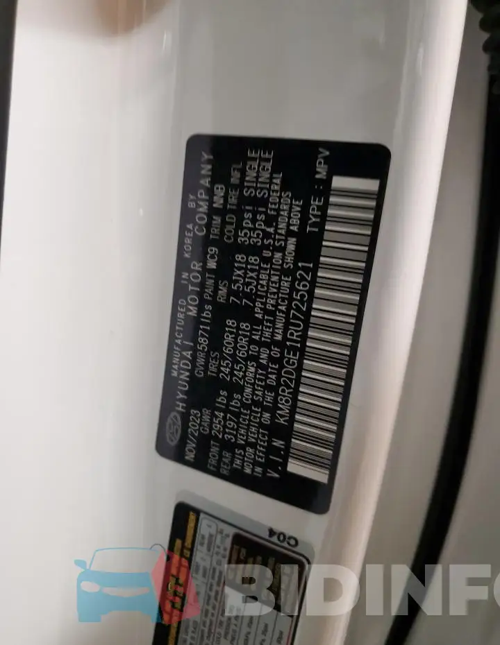 KM8R2DGE1RU725621 Photo# 13