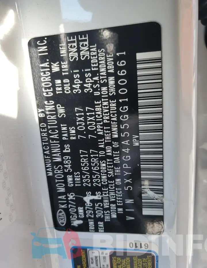 5XYPG4A55GG100661 Photo# 13