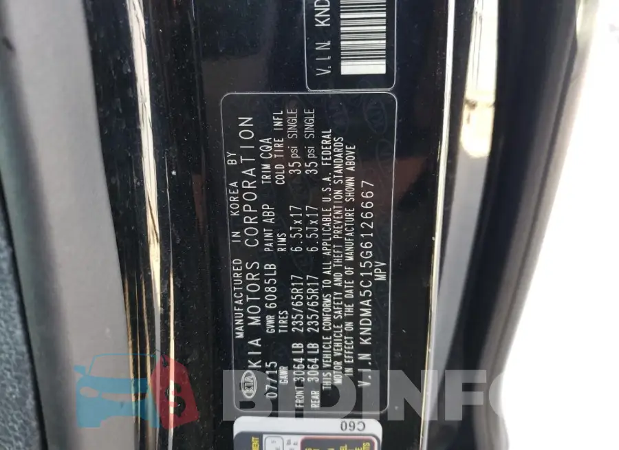 KNDMA5C15G6126667 Photo# 12