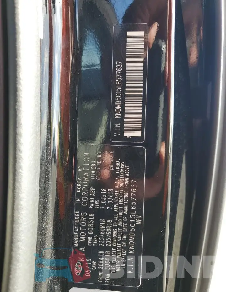 KNDMB5C15L6577637 Photo# 13