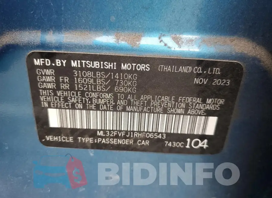 ML32FVFJ1RHF06543 Photo# 12
