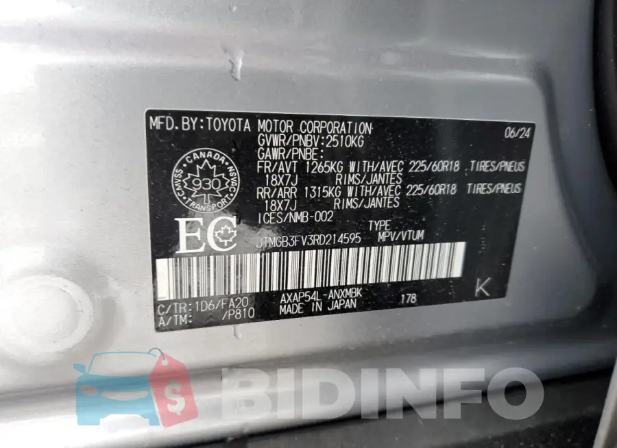 JTMGB3FV3RD214595 Photo# 13