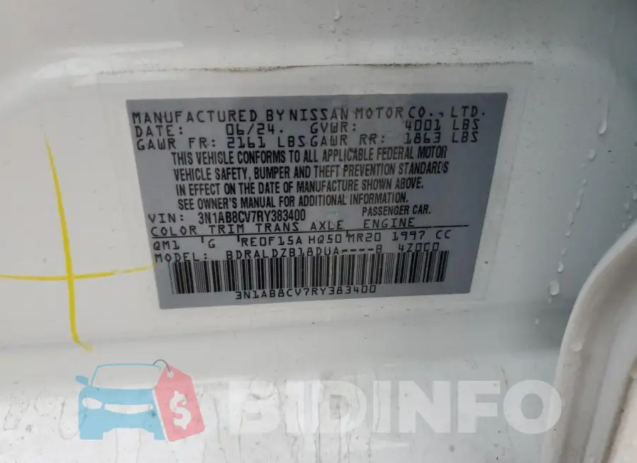 3N1AB8CV7RY383400 Photo# 13