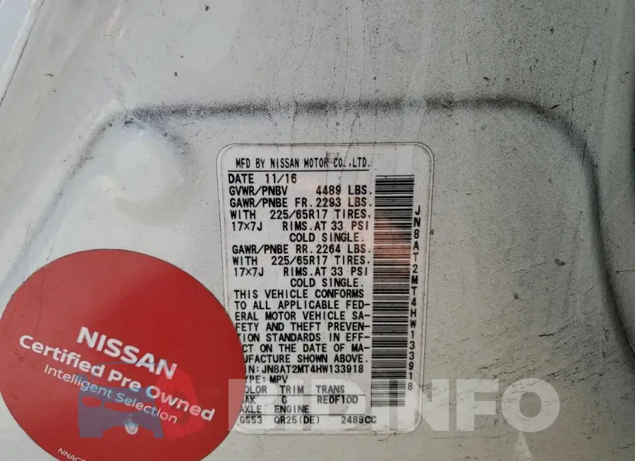 JN8AT2MT4HW133918 Photo# 13