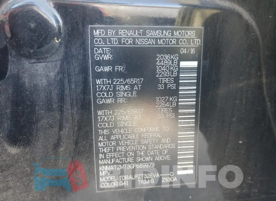KNMAT2MT3GP689979 Photo# 13