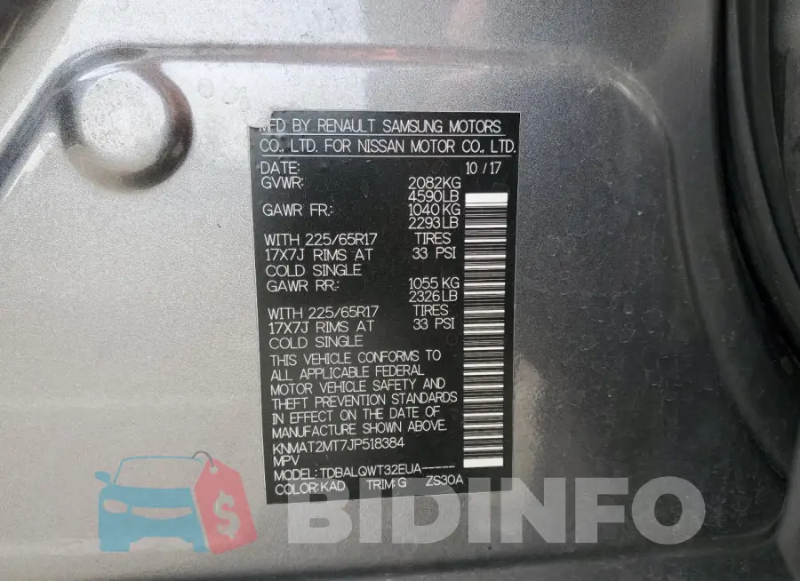 KNMAT2MT7JP518384 Photo# 13