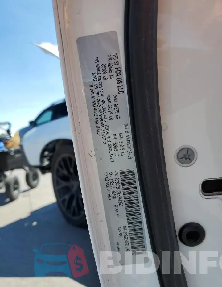 2C3CDZFJ3KH740893 Photo# 12