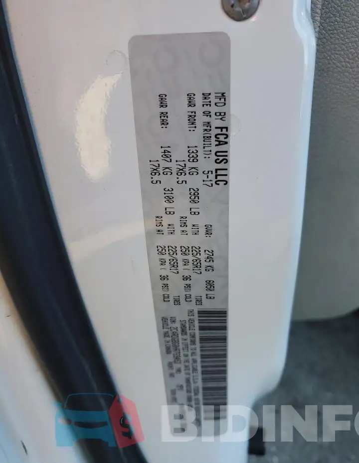 2C4RDGBG0HR769453 Photo# 13