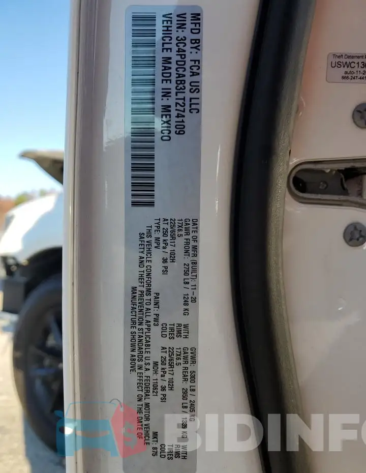 3C4PDCAB3LT274109 Photo# 13