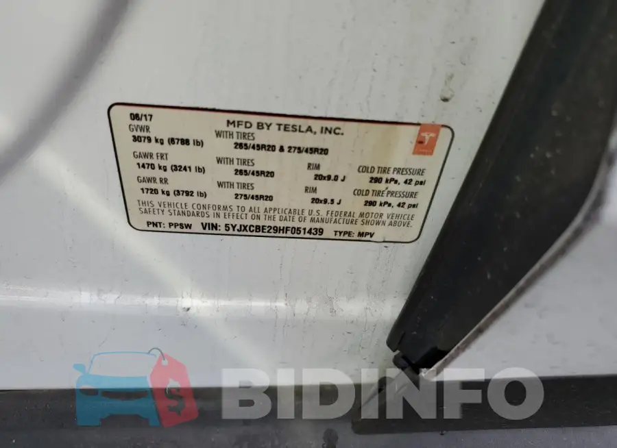 5YJXCBE29HF051439 Photo# 13