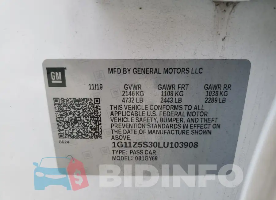 1G11Z5S30LU103908 Photo# 12