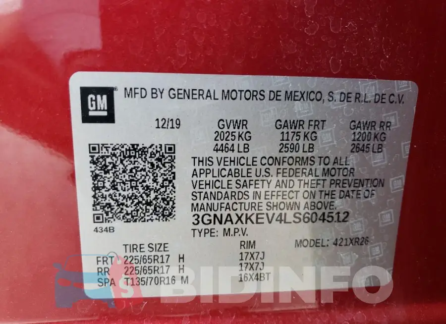 3GNAXKEV4LS604512 Photo# 14