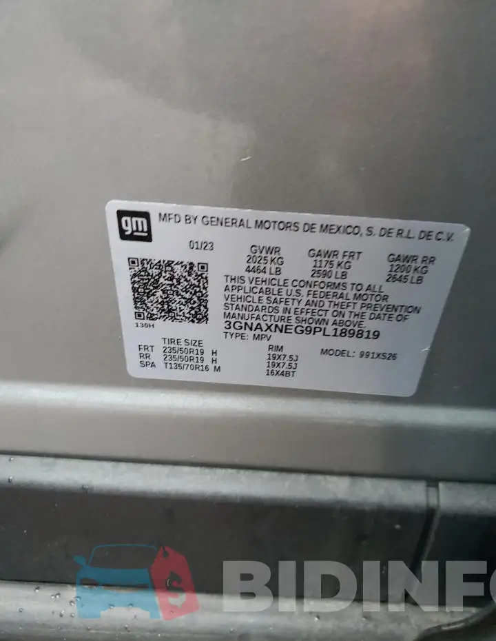 3GNAXNEG9PL189819 Photo# 13