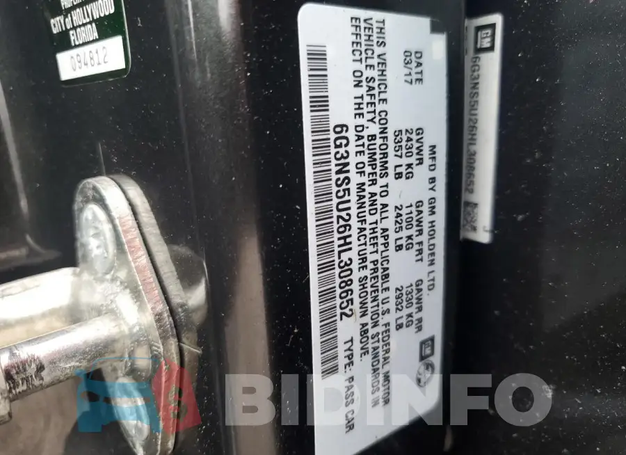 6G3NS5U26HL308652 Photo# 12
