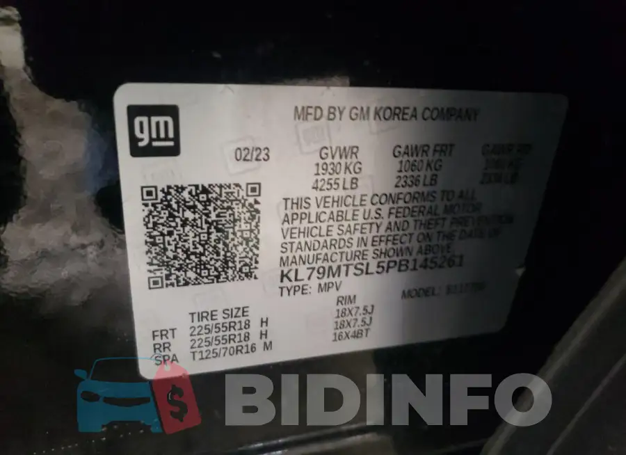 KL79MTSL5PB145261 Photo# 12