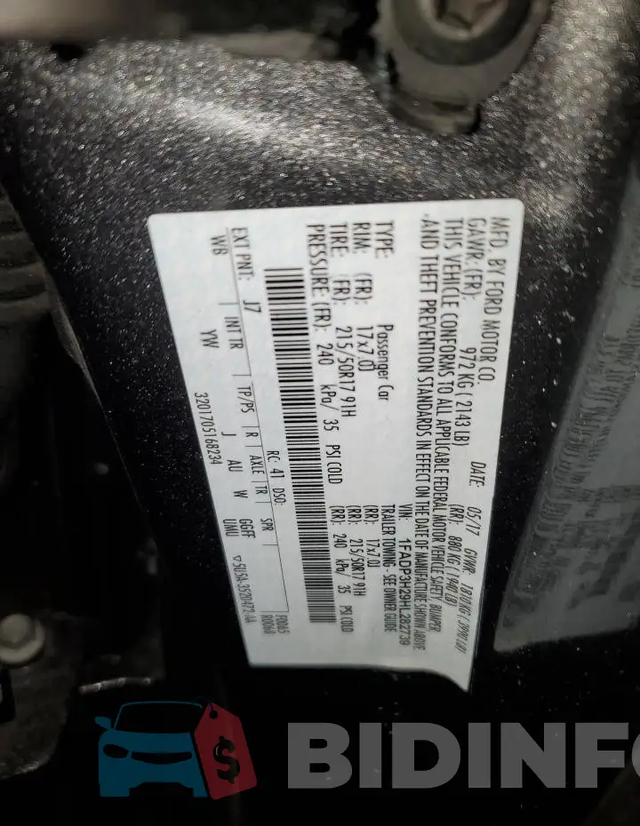 1FADP3H29HL282739 Photo# 12