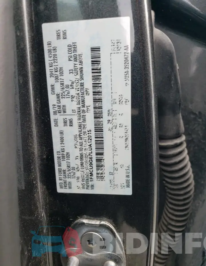 1FMCU9G67LUA12915 Photo# 13