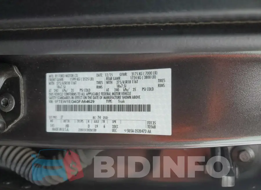 1FTEW1EG4GFA64629 Photo# 12