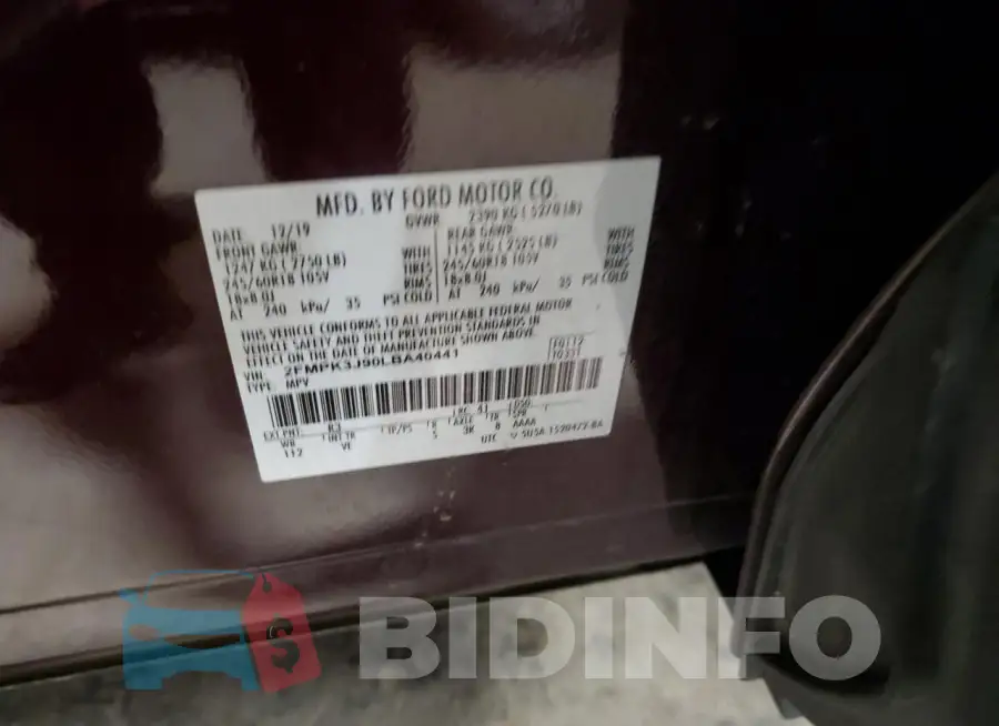 2FMPK3J90LBA40441 Photo# 13