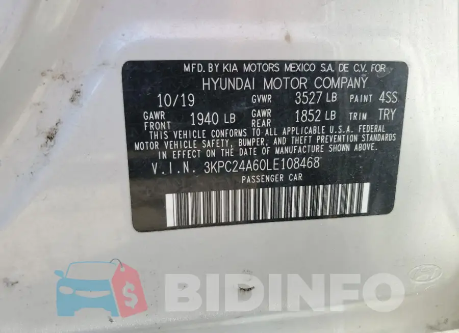 3KPC24A60LE108468 Photo# 12