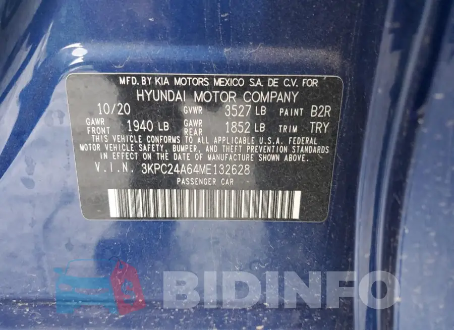 3KPC24A64ME132628 Photo# 13