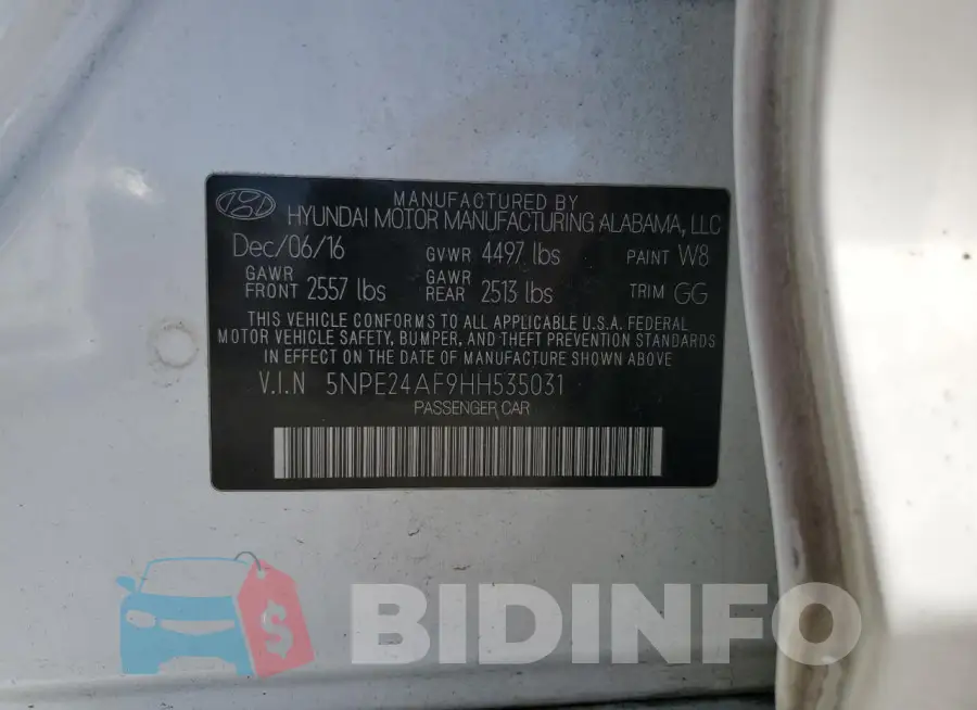 5NPE24AF9HH535031 Photo# 12