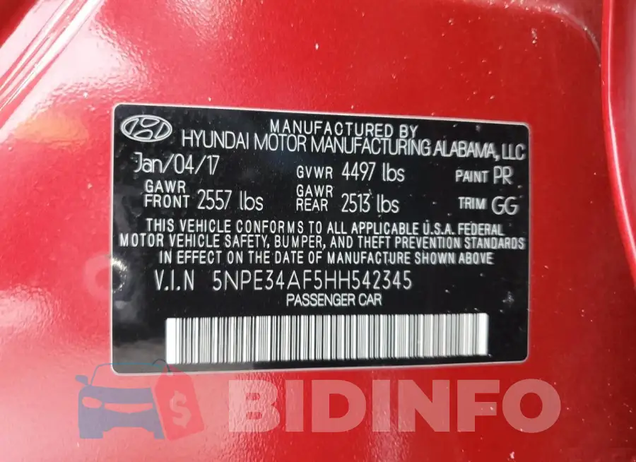 5NPE34AF5HH542345 Photo# 12