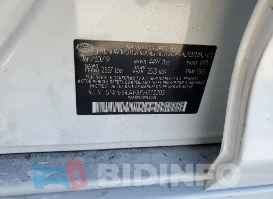 5NPE34AF5KH773205 Photo# 12