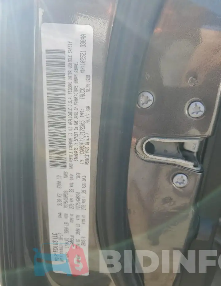 1C6RR7FT7JS172305 Photo# 12