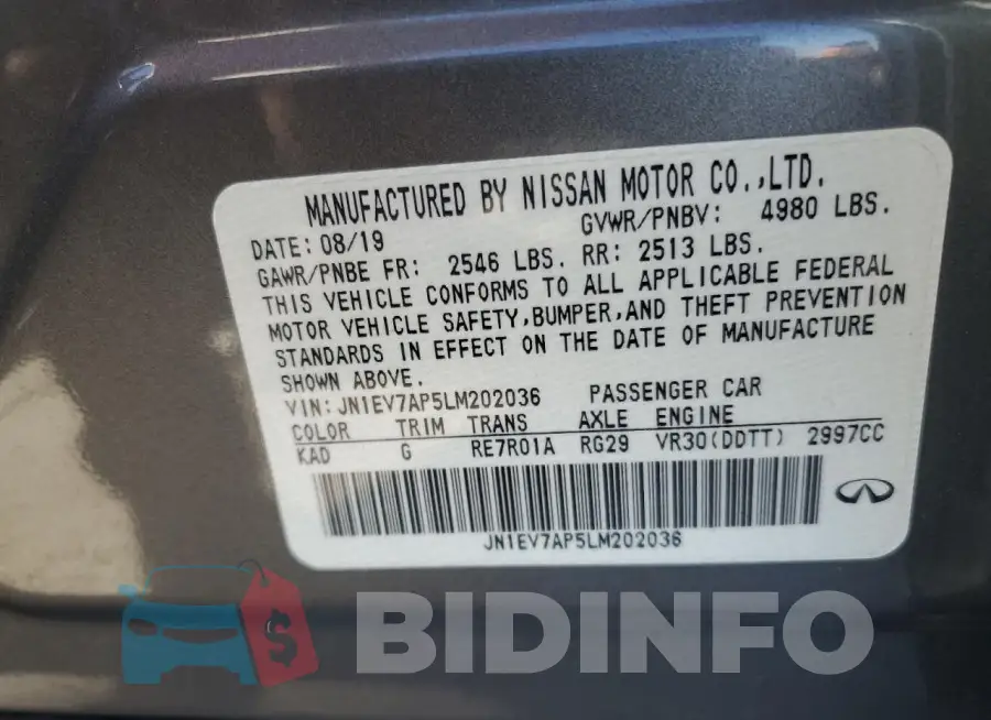 JN1EV7AP5LM202036 Photo# 12
