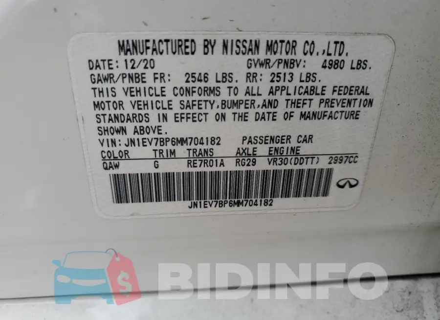 JN1EV7BP6MM704182 Photo# 13