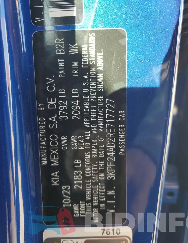 3KPF24AD2RE717727 Photo# 12